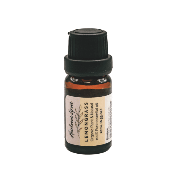 photo of lemongrass essential oil