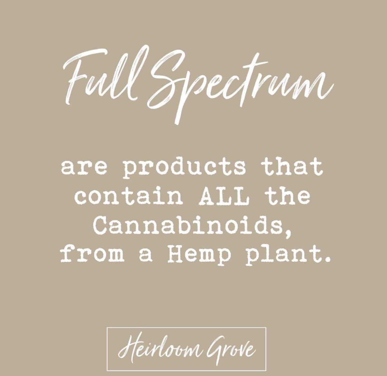 Featured image for “Full Spectrum Products”