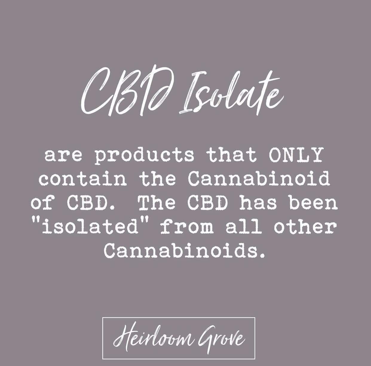 Featured image for “CBD Isolate Products”